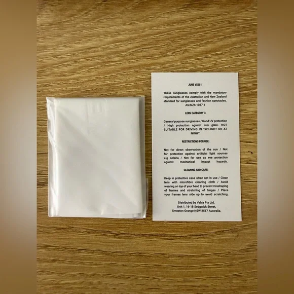 NWT VEHLA Black Oval June Sunglasses with Chocolate Lenses - Picture 11 of 11